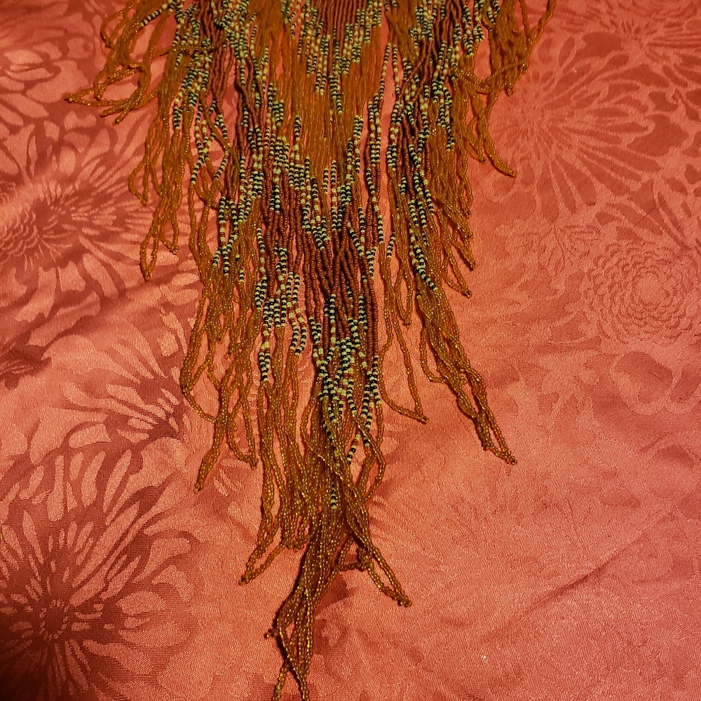 Vintage Beaded Necklace From The 70's - image 7